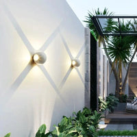 Applique murale LED de jardin étanche - Design 4 côtés | Marco Lucetti