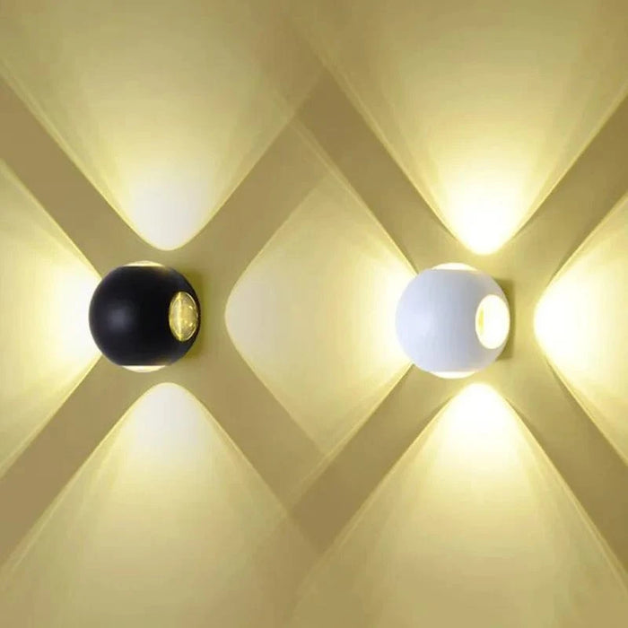 Applique murale LED de jardin étanche - Design 4 côtés | Marco Lucetti