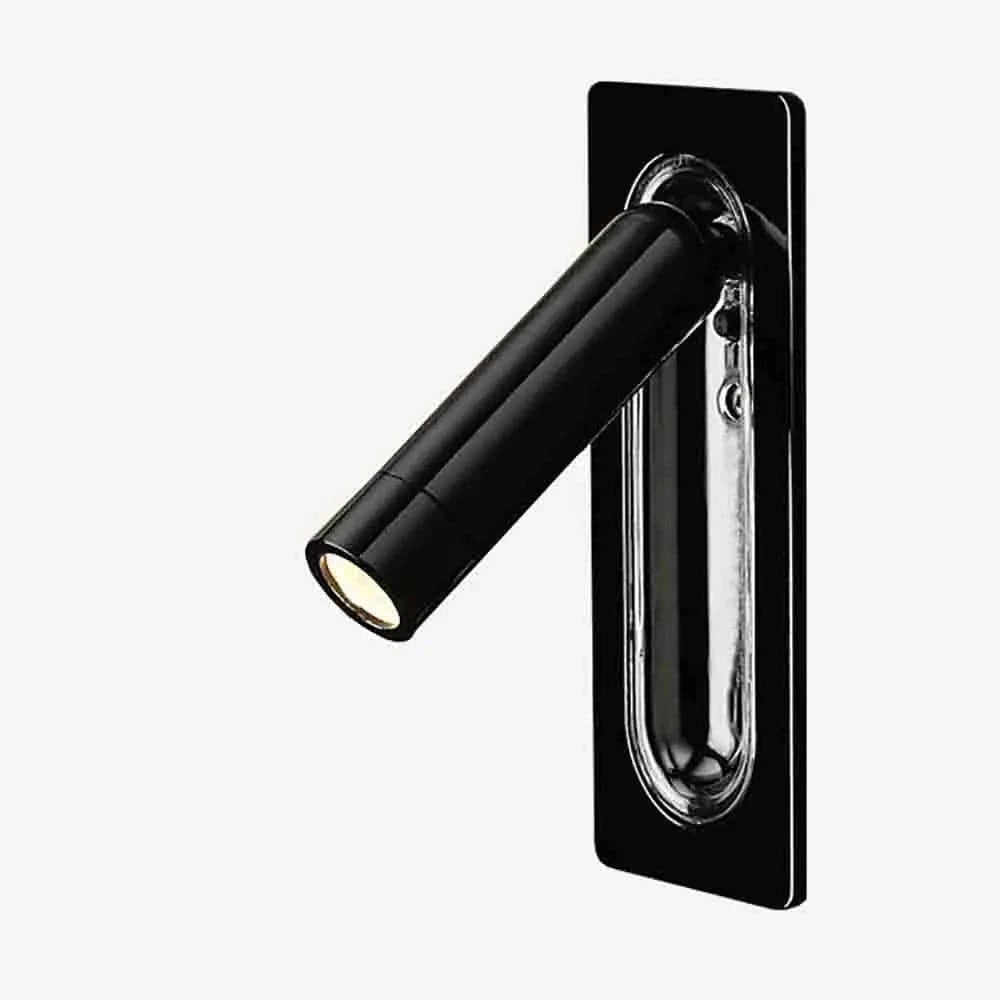 Applique murale LED de lecture à angle ajustable | Marco Lucetti Noir