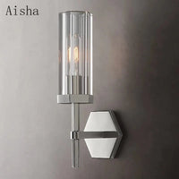 Applique murale LED de luxe américaine "Éclat Cristal" en métal doré | Marco Lucetti