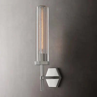 Applique murale LED de luxe américaine "Éclat Cristal" en métal doré | Marco Lucetti B-Chrome H49cm