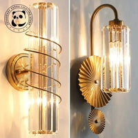 Applique murale LED de luxe en cristal postmoderne | Marco Lucetti