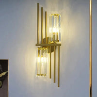Applique murale LED de luxe en cristal - Style post-moderne | Marco Lucetti