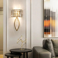Applique murale LED de luxe en cristal - Style post-moderne | Marco Lucetti