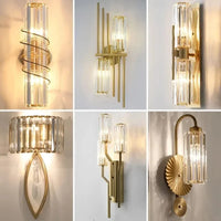 Applique murale LED de luxe en cristal - Style post-moderne | Marco Lucetti