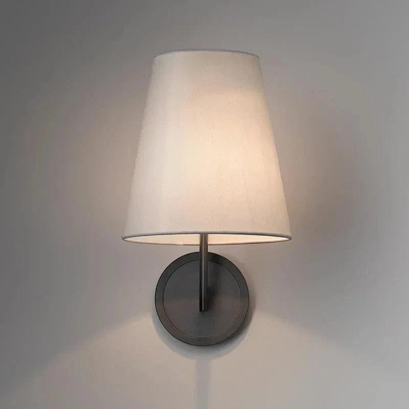 Applique Murale LED de Luxe en Cuivre avec Miroir Tissu | Marco Lucetti