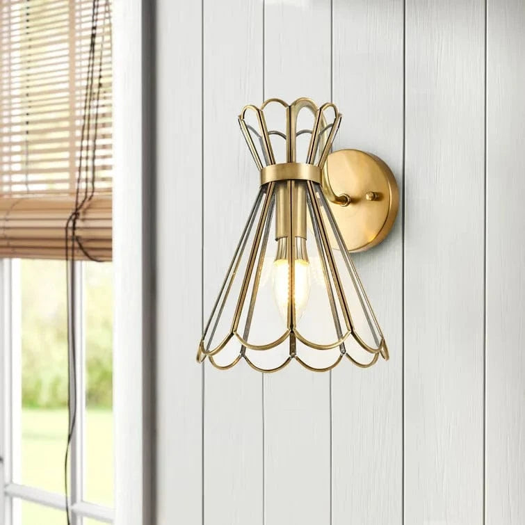 Applique murale LED de luxe en cuivre pur | Marco Lucetti