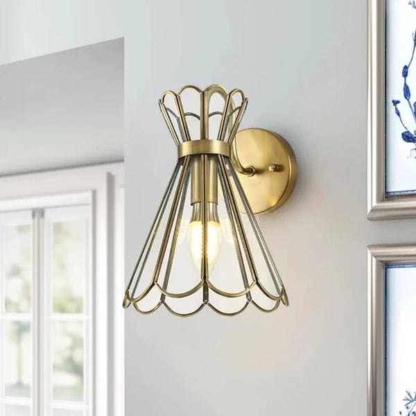 Applique murale LED de luxe en cuivre pur | Marco Lucetti