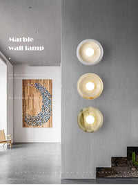 Applique murale LED Luxe en Jade pour Hôtel de Prestige
