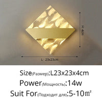 Applique murale Led de Luxe en Plumes | Marco Lucetti