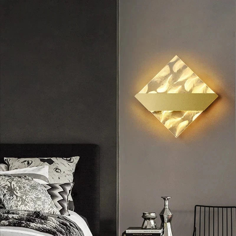 Applique murale Led de Luxe en Plumes | Marco Lucetti