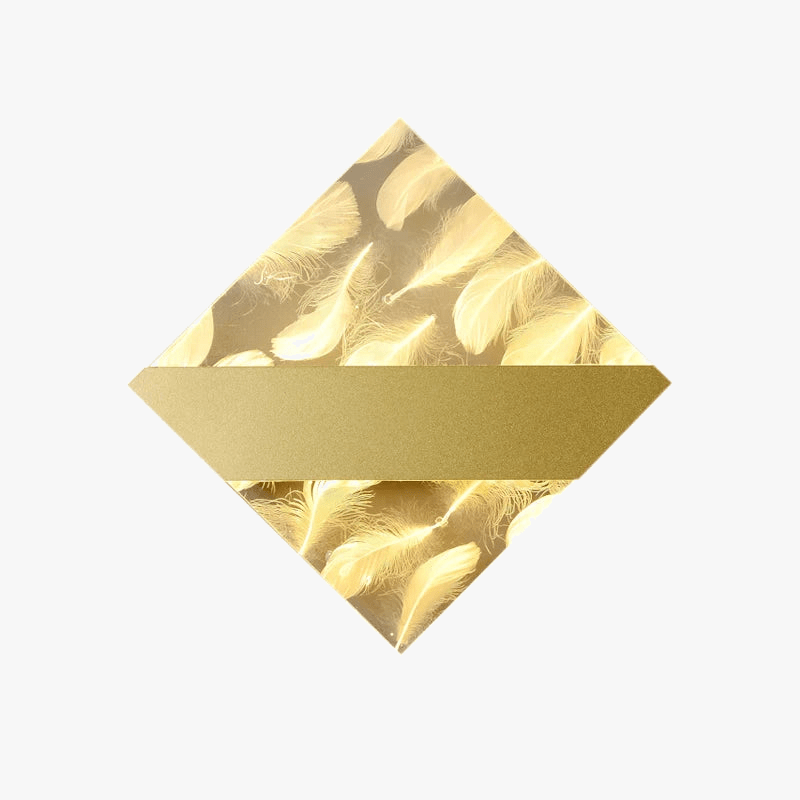 Applique Murale LED de Luxe en Plumes Minimaliste & Moderne | Marco Lucetti