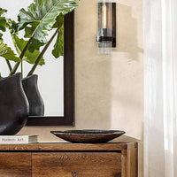 Applique murale LED de luxe en verre cylindrique | Marco Lucetti