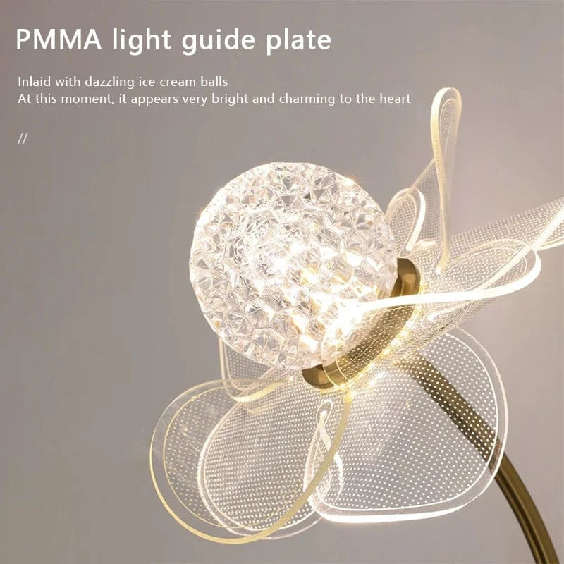 Applique murale LED de luxe "Fleur Enchantée" | Marco Lucetti