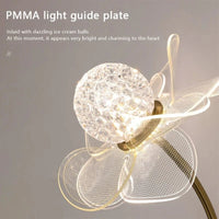 Applique murale LED de luxe "Fleur Enchantée" | Marco Lucetti