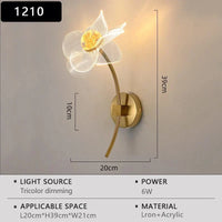 Applique murale LED de luxe "Fleur Enchantée" | Marco Lucetti 1210