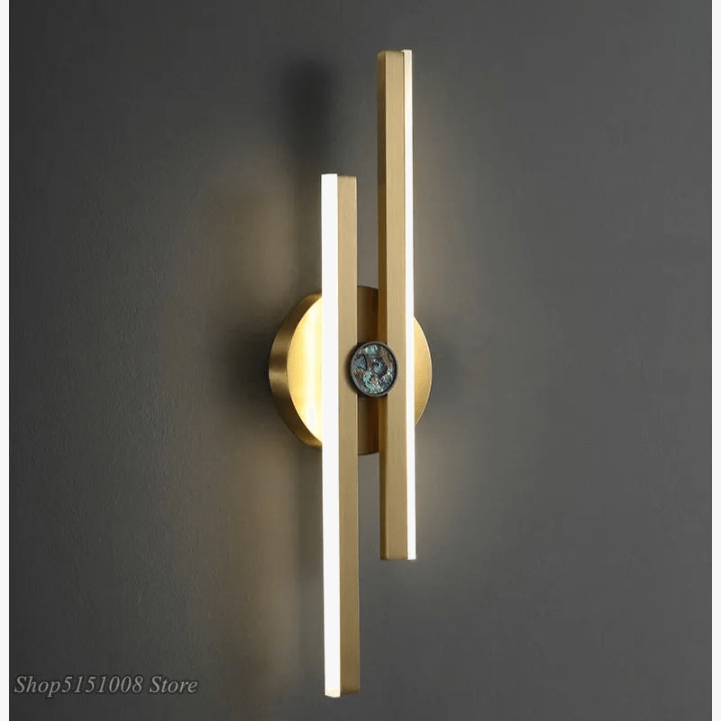 Applique Murale LED de Luxe Nordique Creative Sans Câblage - Style Premium | Marco Lucetti