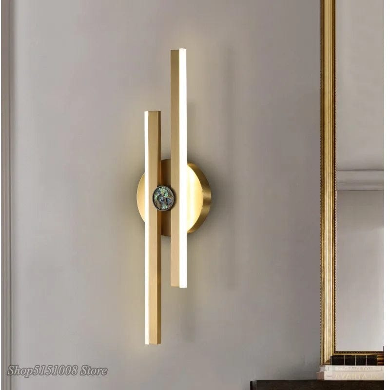 Applique Murale LED de Luxe Nordique Creative Sans Câblage - Style Premium | Marco Lucetti