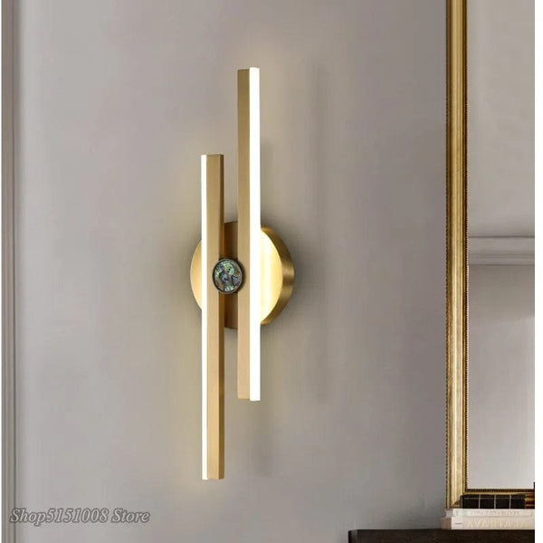 Applique Murale LED de Luxe Nordique Creative Sans Câblage - Style Premium | Marco Lucetti