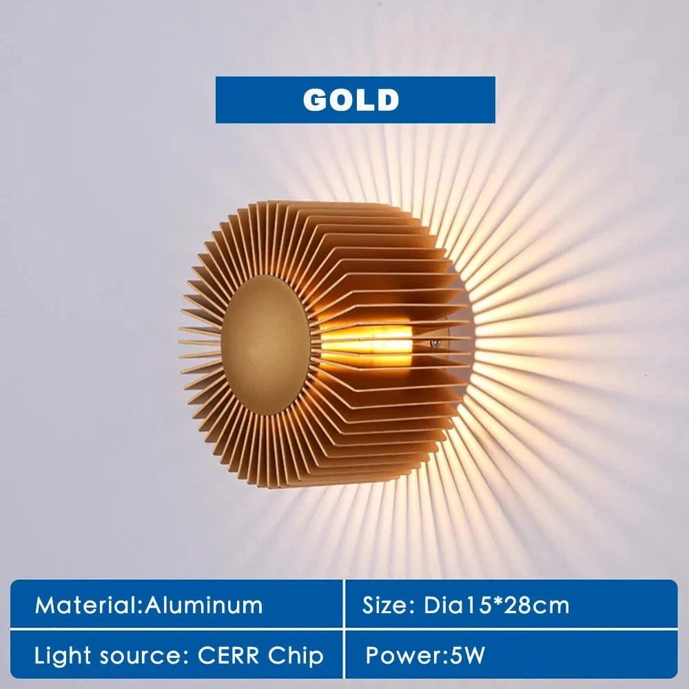 Applique murale LED de style contemporain | Marco Lucetti Or / Blanc chaud (2700-3500K) / 5W