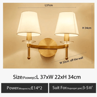 Applique murale LED de style européen pour hôtel de luxe | Marco Lucetti