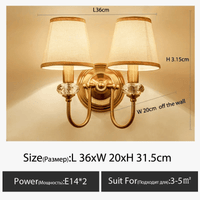 Applique murale LED de style européen pour hôtel de luxe | Marco Lucetti