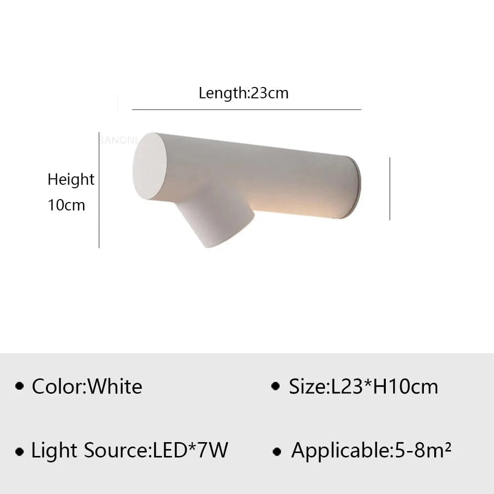 Applique murale LED de style moderne | Marco Lucetti Blanc 23CM / Blanc chaud / Intérieur