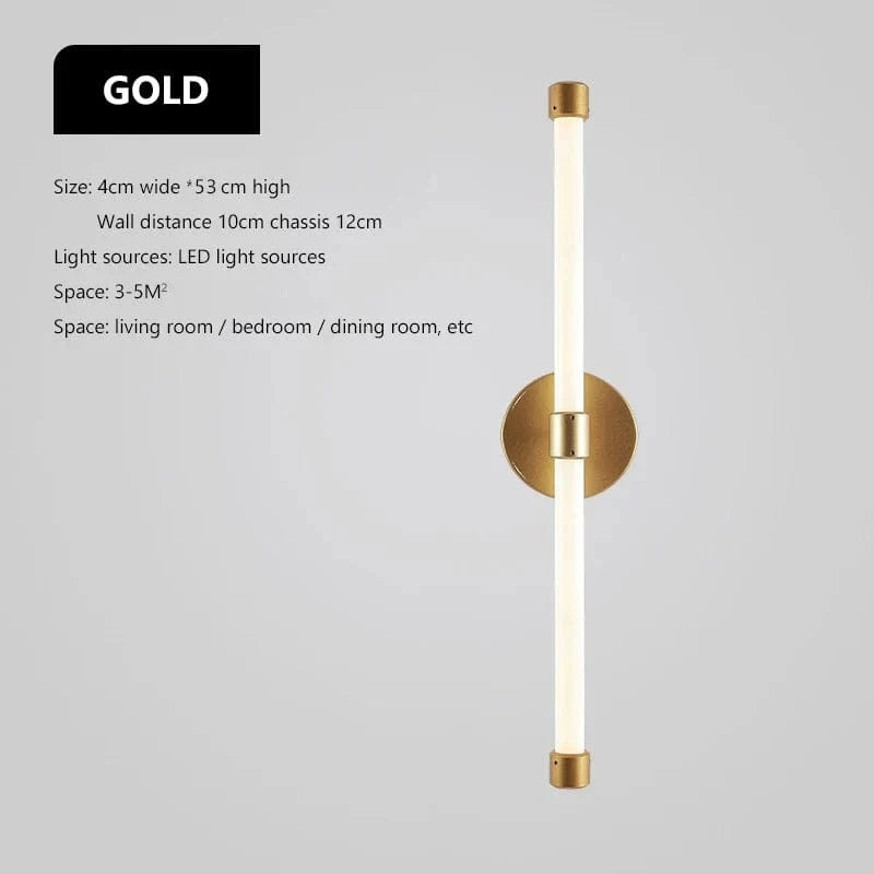 Applique murale LED de style postmoderne | Marco Lucetti Or-1pc / Blanc froid / 10W