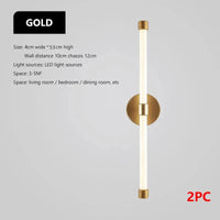 Applique murale LED de style postmoderne | Marco Lucetti Or-2pc / Blanc froid / 10W