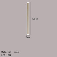 Applique Murale LED Décorative en Aluminium Acrylique - Polyvalente et Élégante | Marco Lucetti 120cm-Blanc / Lumière blanche