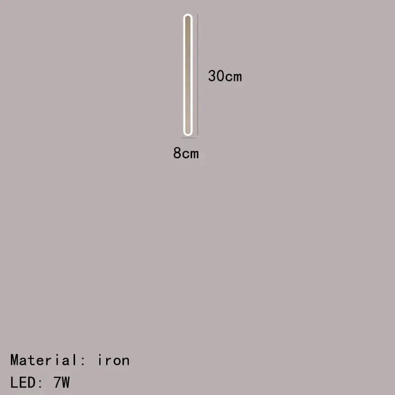 Applique Murale LED Décorative en Aluminium Acrylique - Polyvalente et Élégante | Marco Lucetti 30cm-Blanc / Lumière blanche