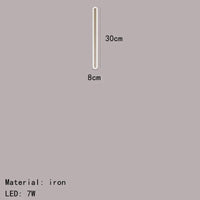 Applique Murale LED Décorative en Aluminium Acrylique - Polyvalente et Élégante | Marco Lucetti 30cm-Blanc / Lumière blanche