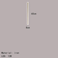 Applique Murale LED Décorative en Aluminium Acrylique - Polyvalente et Élégante | Marco Lucetti 60cm-Blanc / Lumière chaude