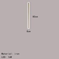 Applique Murale LED Décorative en Aluminium Acrylique - Polyvalente et Élégante | Marco Lucetti 80cm-Blanc / Lumière blanche