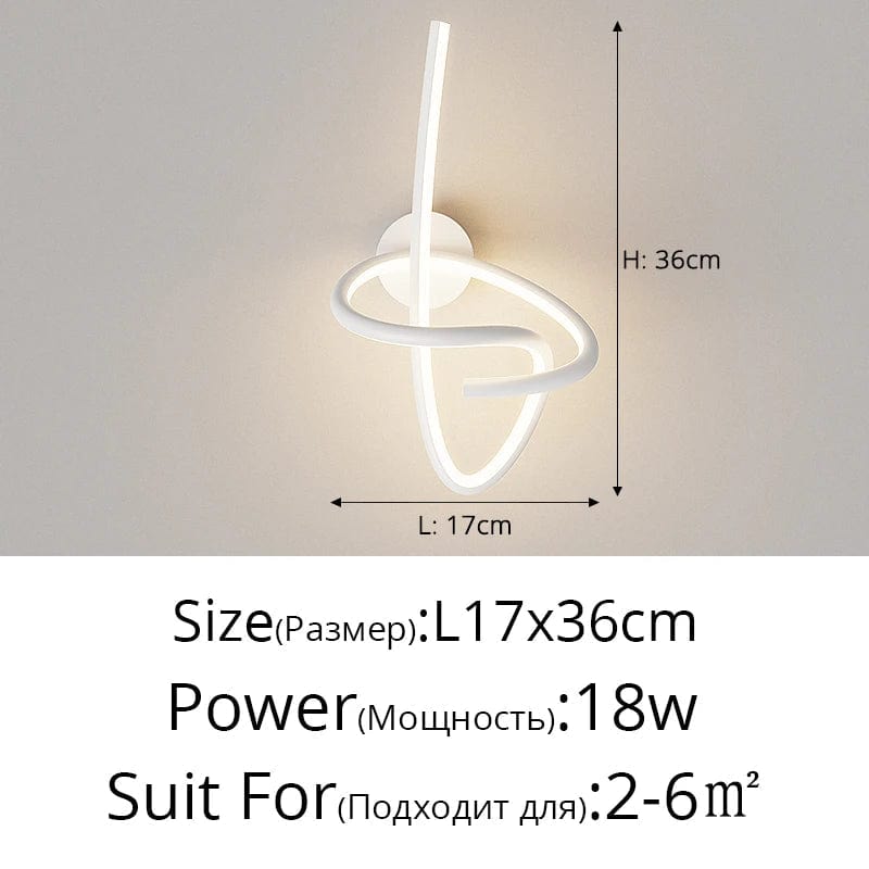 Applique murale LED décorative - Parfaite pour mettre en valeur votre télévision | Marco Lucetti