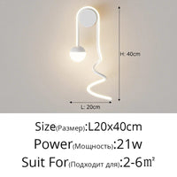 Applique murale LED décorative - Parfaite pour mettre en valeur votre télévision | Marco Lucetti