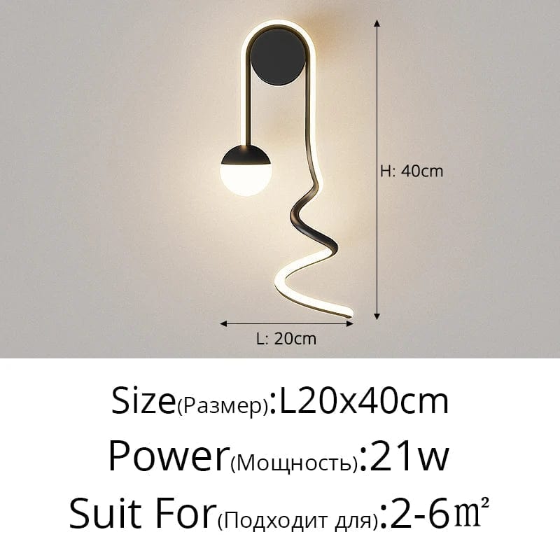 Applique murale LED décorative - Parfaite pour mettre en valeur votre télévision | Marco Lucetti