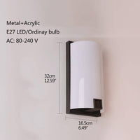 Applique murale LED demi-cylindre pour la chambre | Marco Lucetti