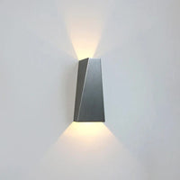 Applique Murale LED Design Aluminium pour Chambre Salon AU18 | Marco Lucetti Argent / Blanc chaud (2700-3500K) / 6w