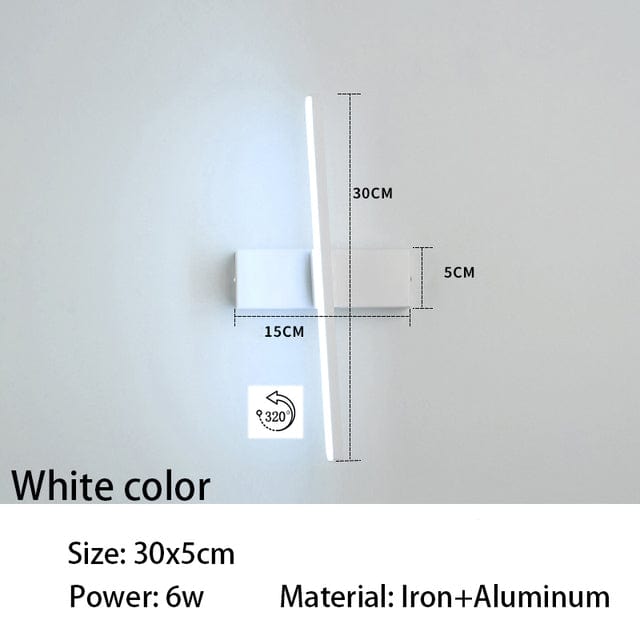 Applique murale LED design Atticus. | Marco Lucetti B - Blanc / Chaude