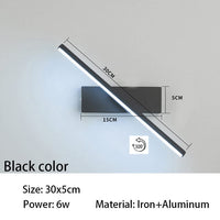 Applique murale LED design Atticus. | Marco Lucetti B - Noir / Chaude