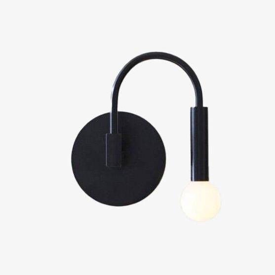 Applique murale LED Design avec ampoule suspendue | Marco Lucetti Noir / Froide