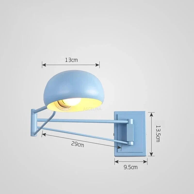 Applique murale LED design avec interrupteur | Marco Lucetti Bleu / Sans interrupteur