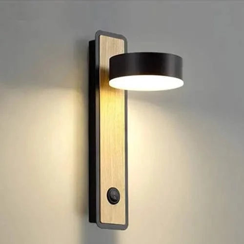 Applique murale LED design avec interrupteur pour lecture | Marco Lucetti Noir / CHINE / Blanc chaud (2700-3500K) | 5W