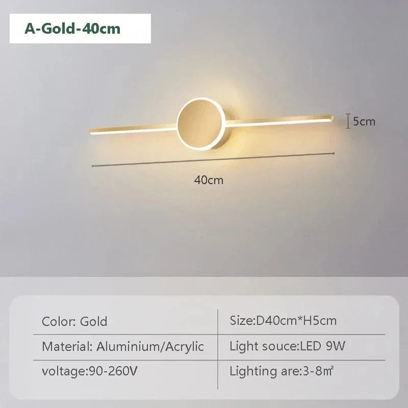 Applique murale LED design avec miroir tendance | Marco Lucetti LWL040A 40cm / Blanc froid