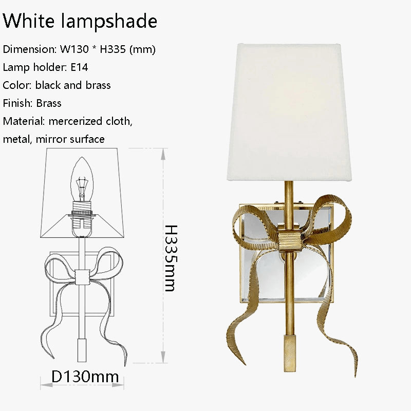 Applique murale LED design avec nœud rétro. | Marco Lucetti