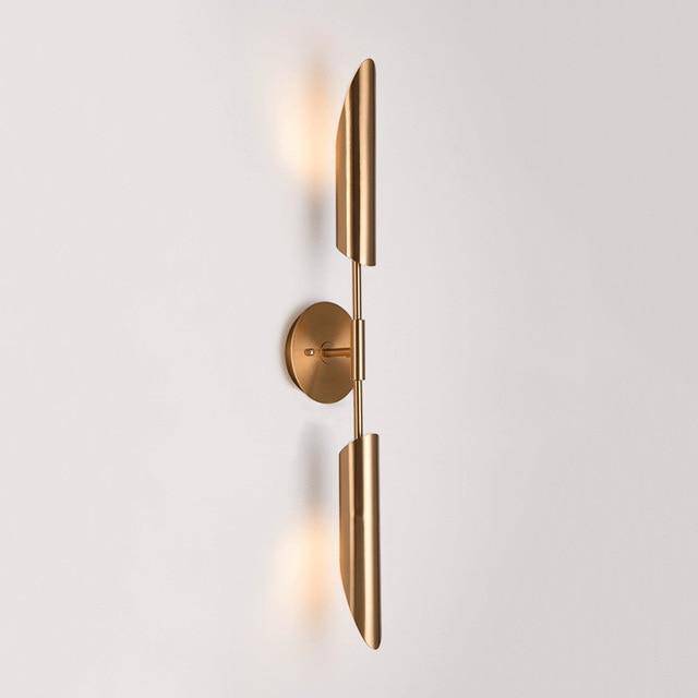 Applique murale LED design Bronze | Marco Lucetti 2 lampes / Chaude