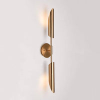 Applique murale LED design Bronze | Marco Lucetti 2 lampes / Chaude