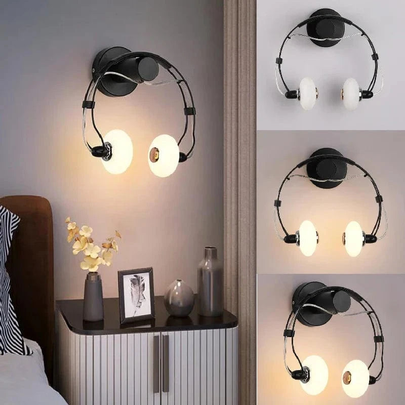 Applique murale LED - Design casque audio | Marco Lucetti