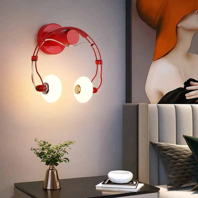 Applique murale LED - Design casque audio | Marco Lucetti